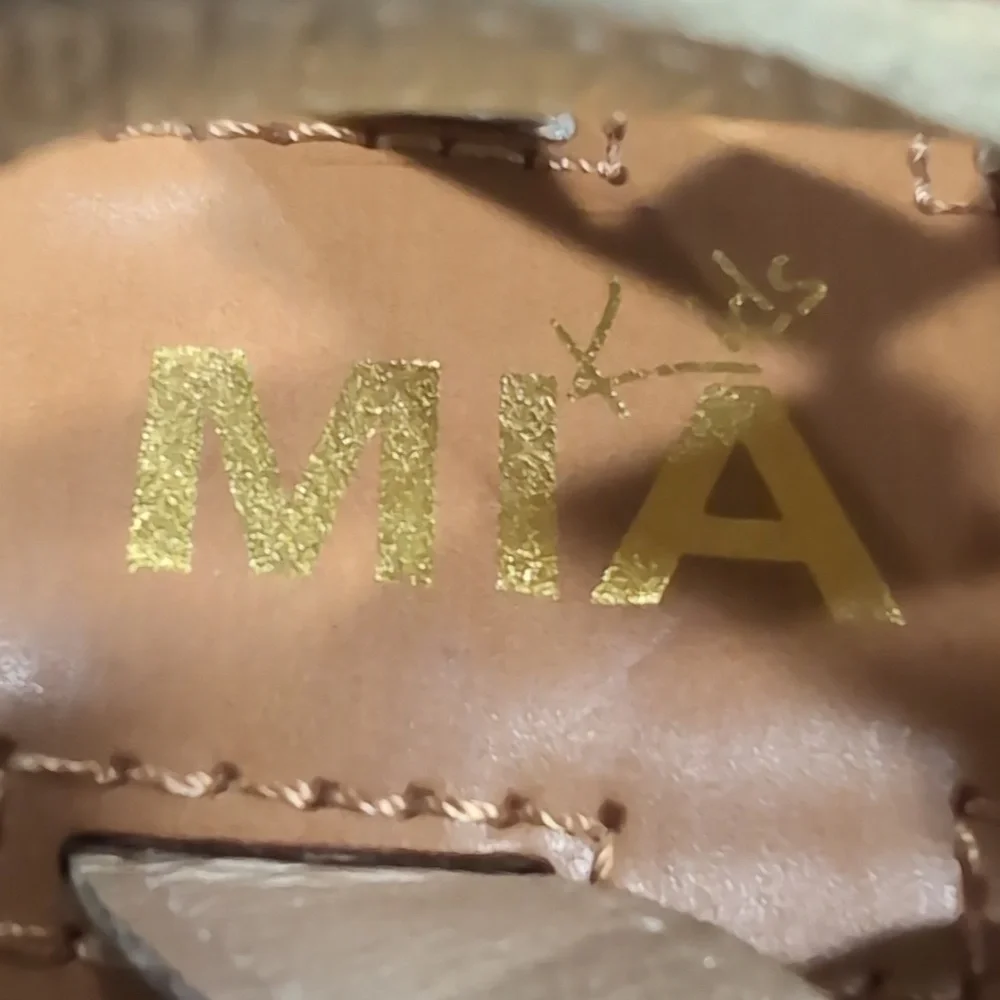 MIA Kids Gold Braided Sandals